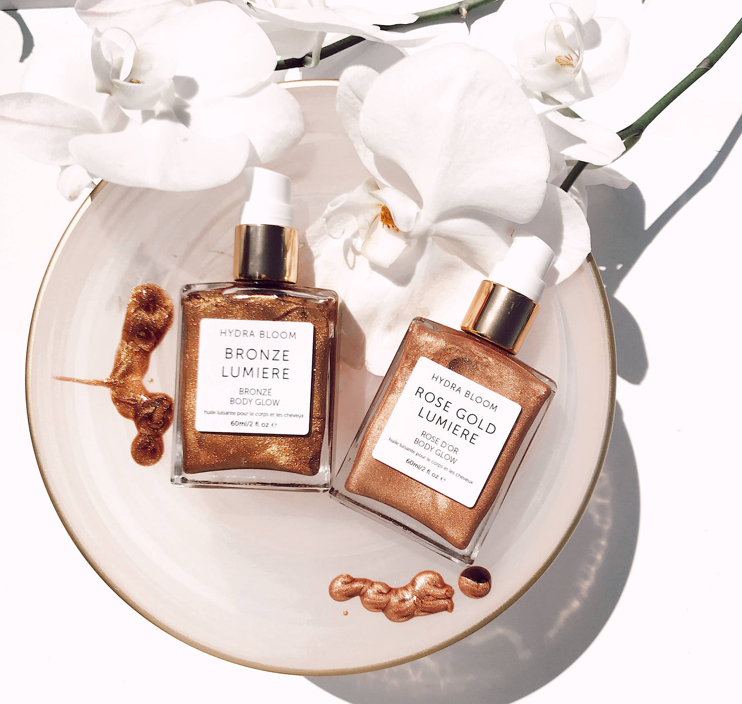 Bronze Shimmer Oil Lumiere Body Glow 60ml| Summer