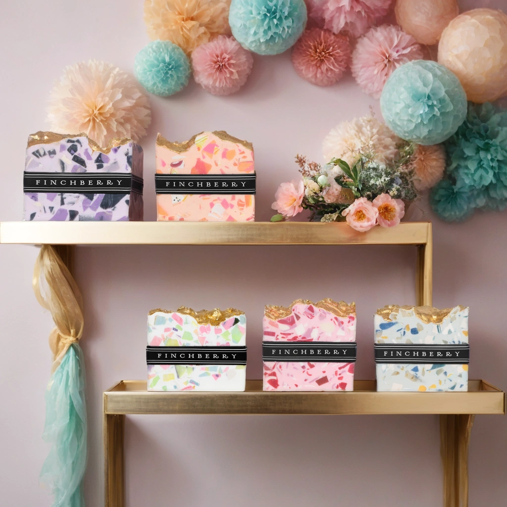 Goldie Handmade Terrazzo Vegan Open-Stock Soap