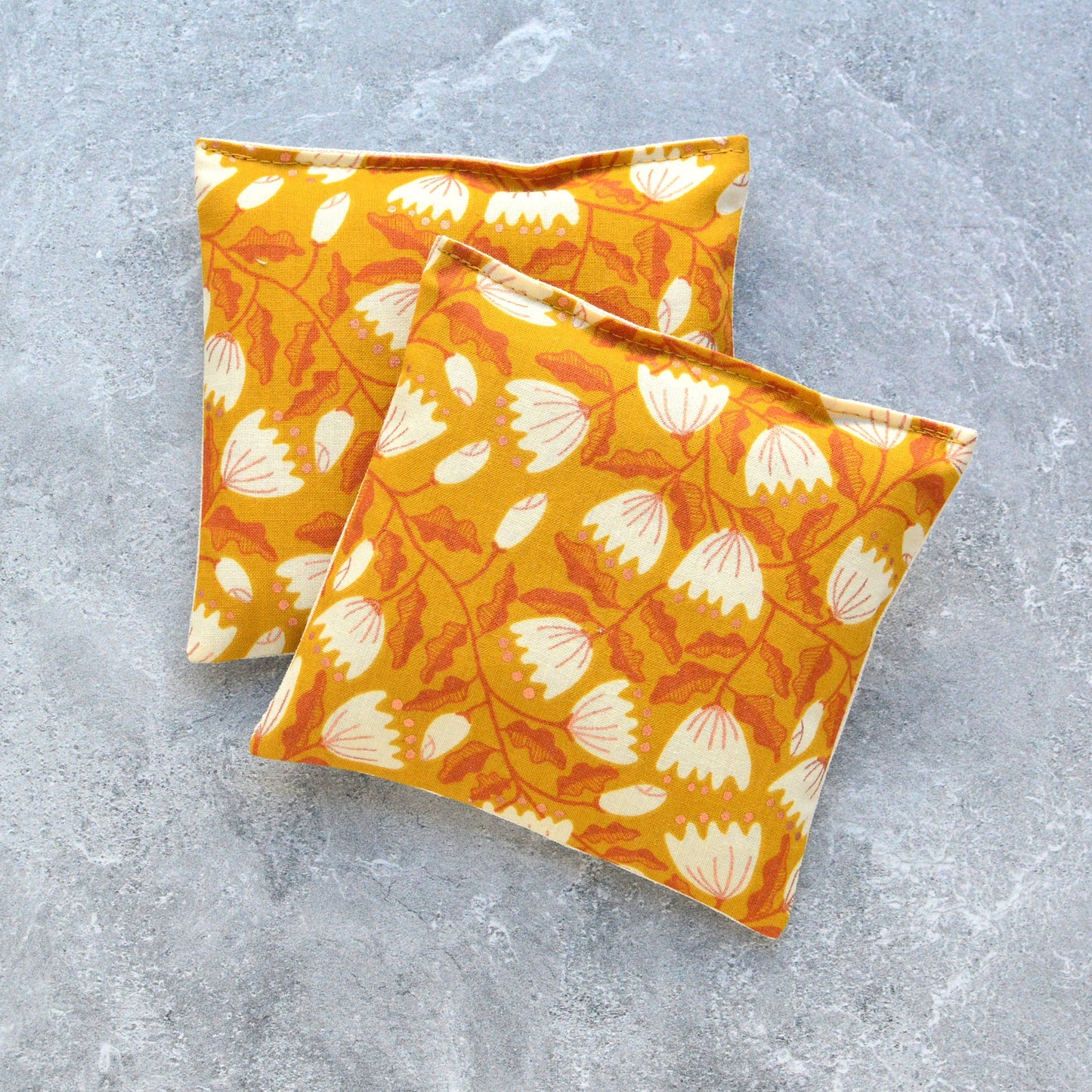 Floral Vine in Golden Yellow Lavender Sachets Botanical