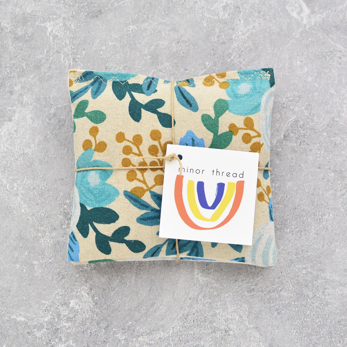 Lavender Sachet Bundle in Rosa Floral Blue Canvas Botanical