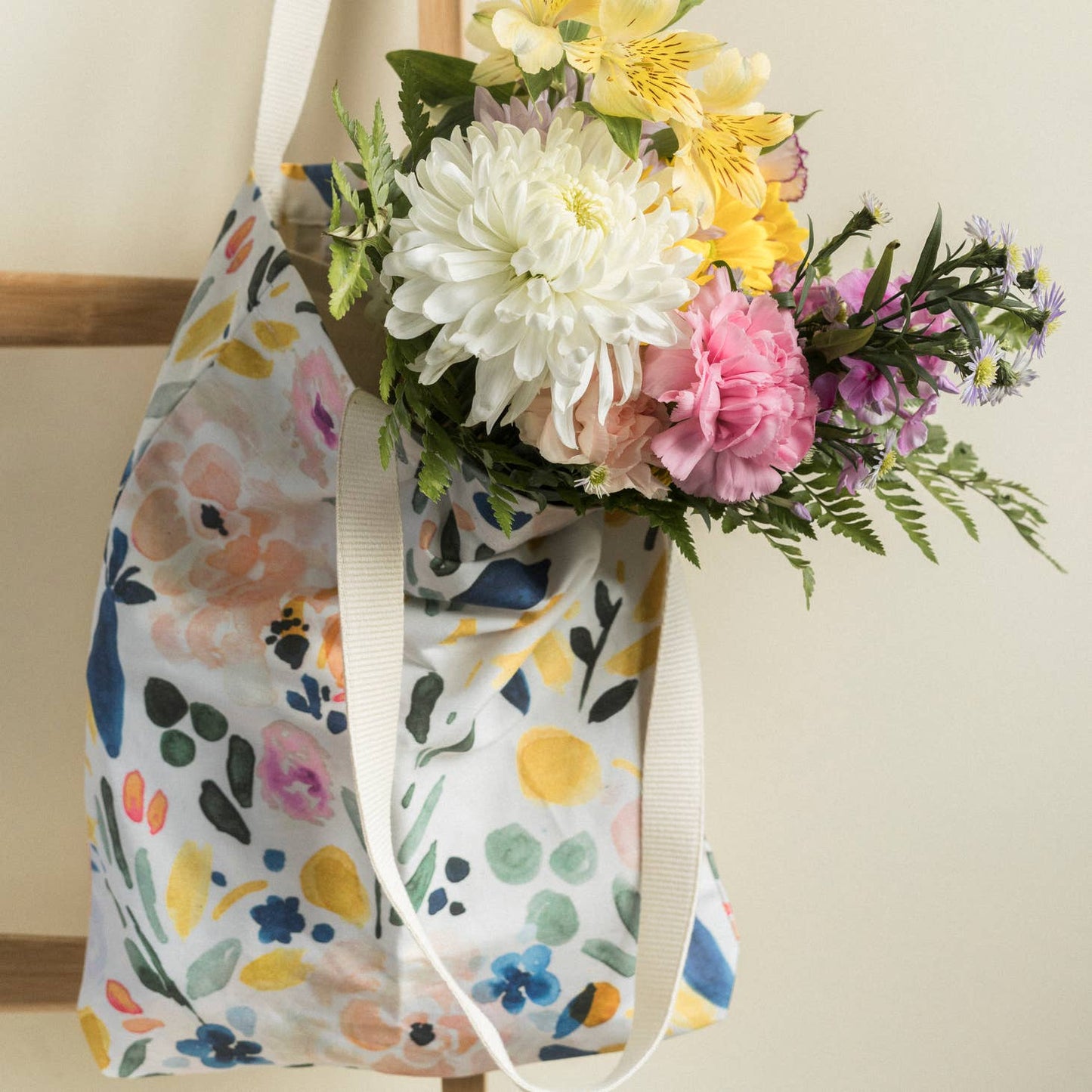 Canvas Tote Bag- Sierra Florals