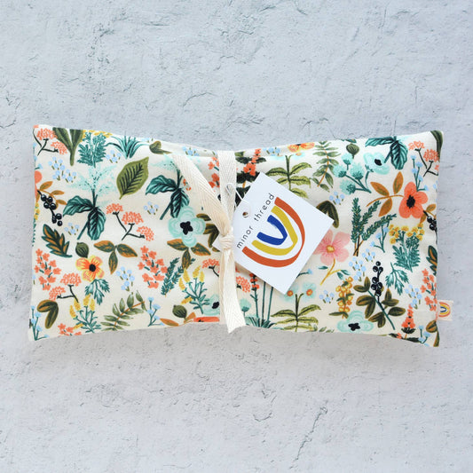 Oversized Eye Pillow- Herb Garden Cotton