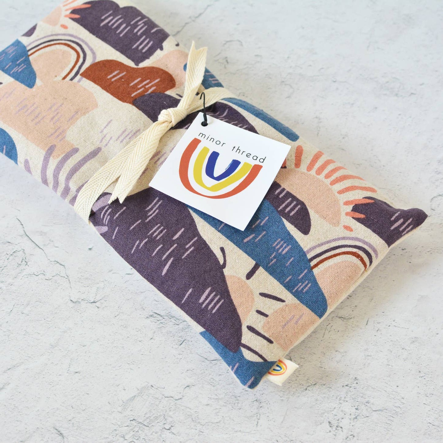 Weighted Lavender Oversized Eye Pillow- Hilltop Waterdrop Canvas