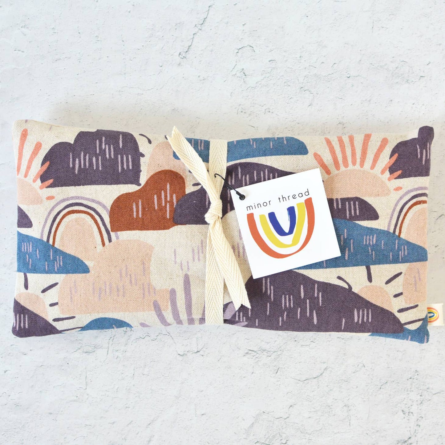 Weighted Lavender Oversized Eye Pillow- Hilltop Waterdrop Canvas