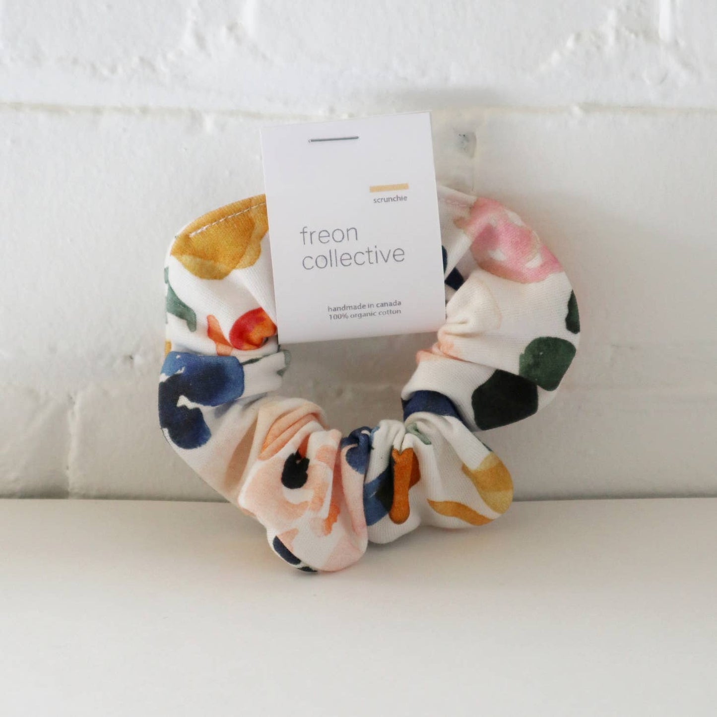Organic Cotton Hair Scrunchie- Sierra Florals