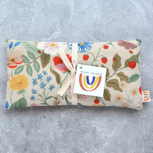Lavender Weighted Oversized Eye Pillow- Strawberry Fields