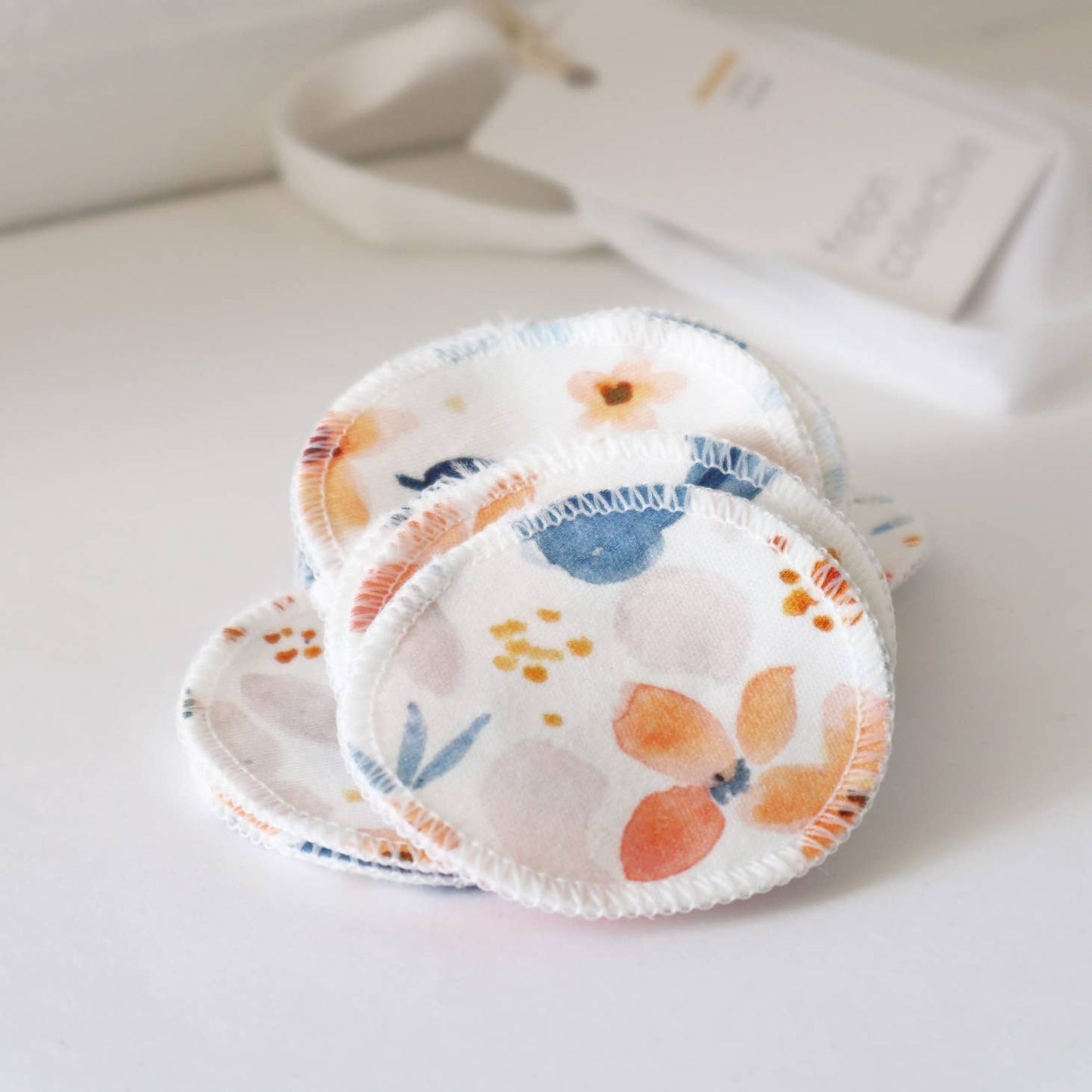 Organic Cotton Round- Fawn Florals