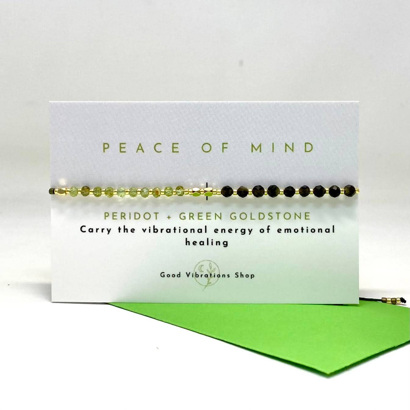 Peace Of Mind ⎮ Gemstone Intention Bracelet