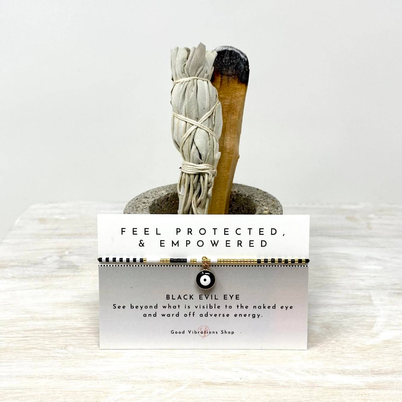 Eye of Protection Bracelet ⎮ Black