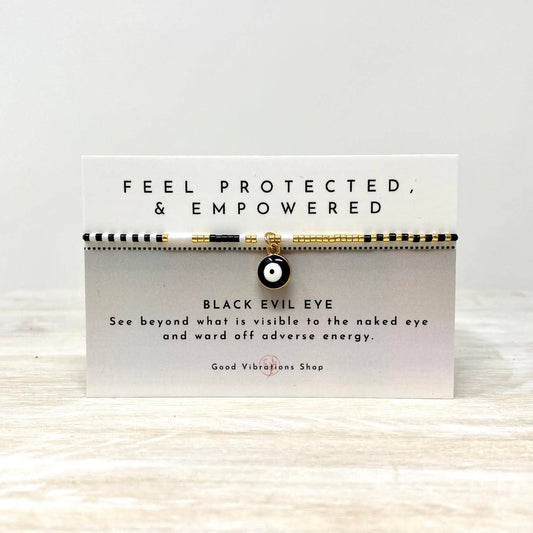 Eye of Protection Bracelet ⎮ Black