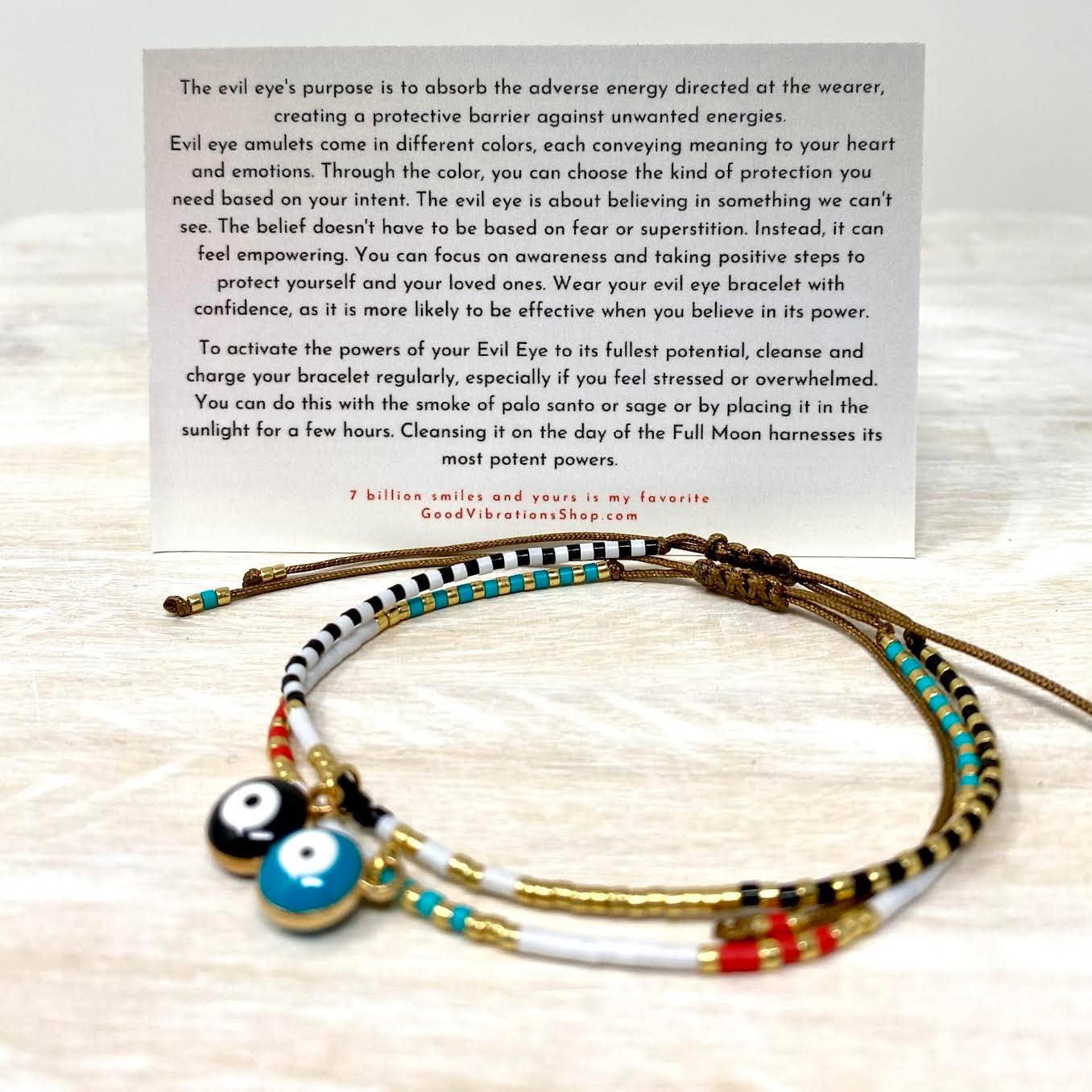 Eye of Protection Bracelet ⎮ Black