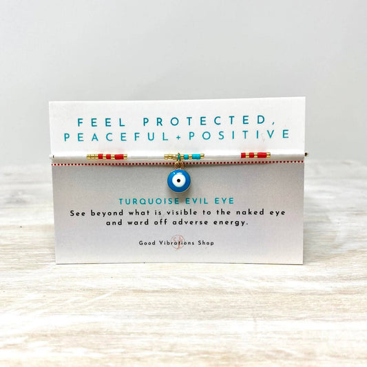 Eye of Protection Bracelet ⎮ Turquoise Blue