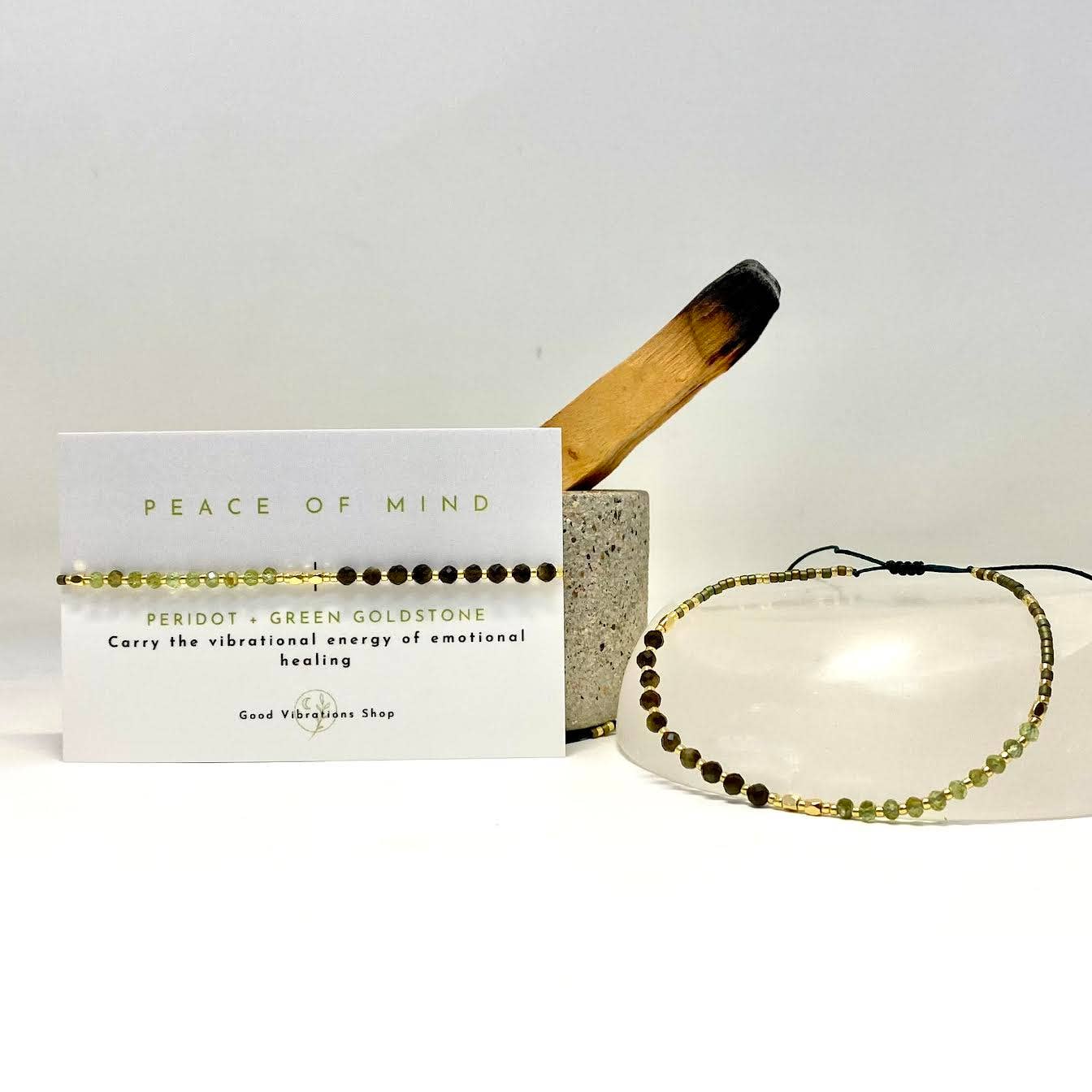 Peace Of Mind ⎮ Gemstone Intention Bracelet