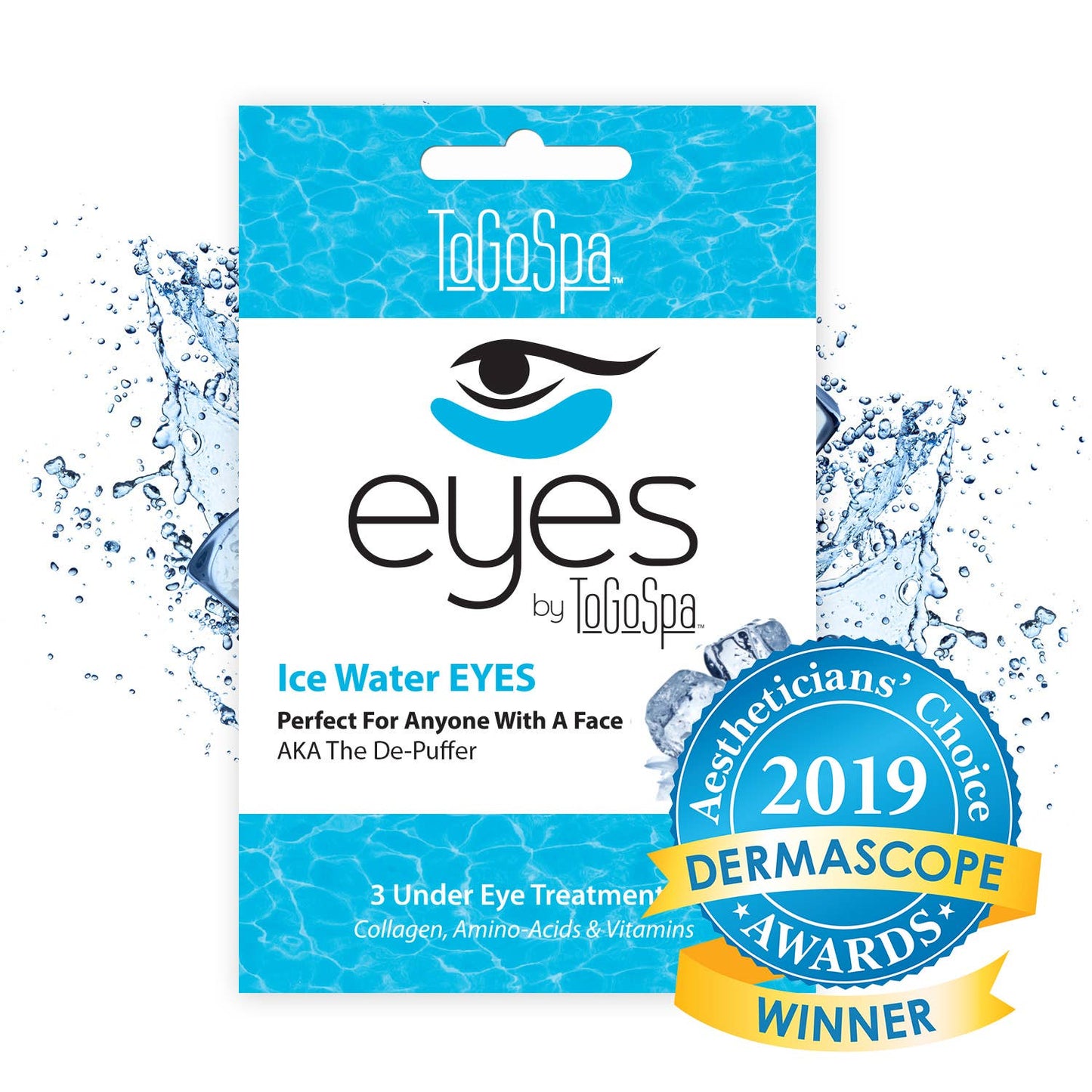 EYES: Ice Water Eyes by ToGoSpa The De-Puffer - 3 pack