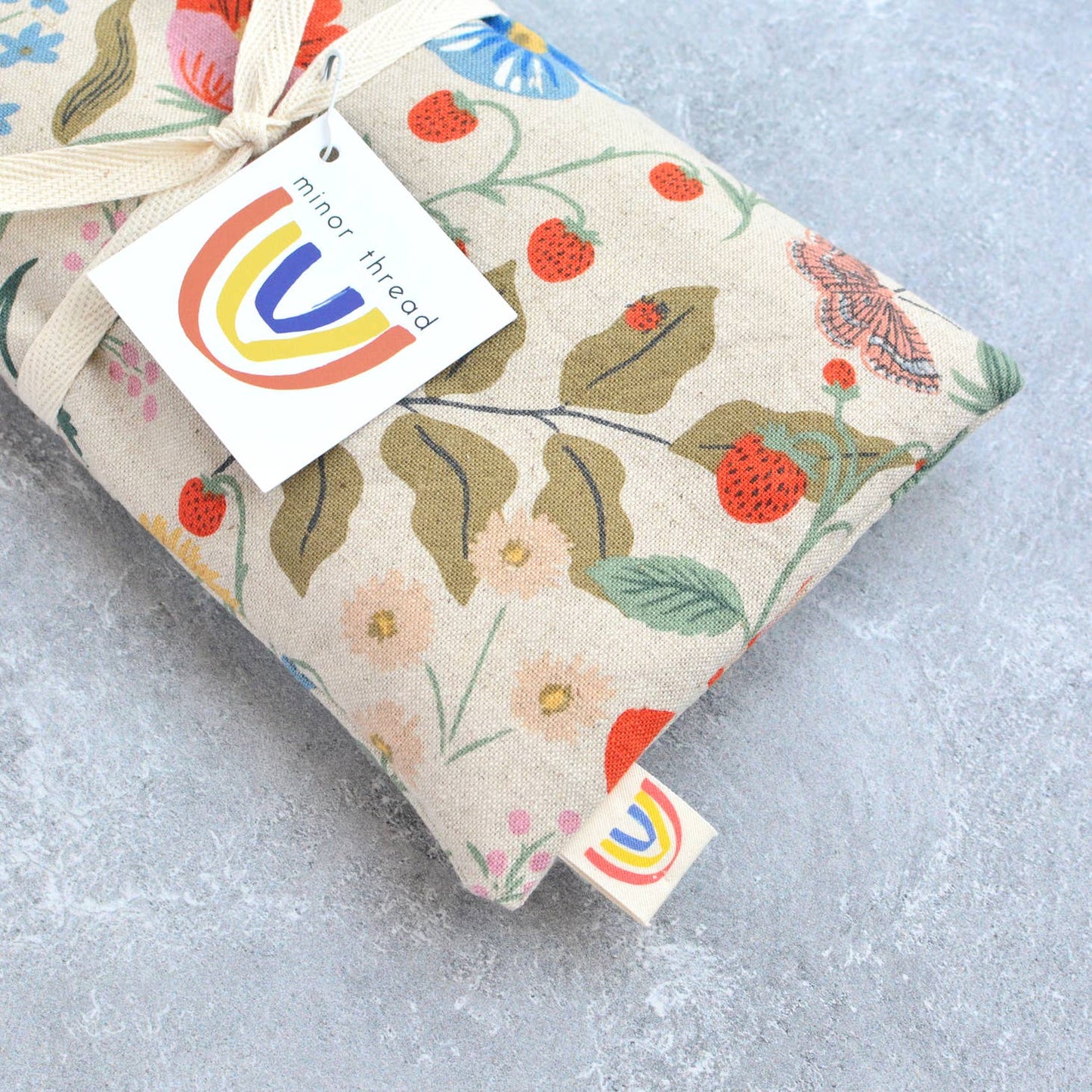 Lavender Weighted Oversized Eye Pillow- Strawberry Fields